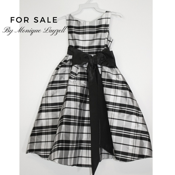 tartan flower girl dress